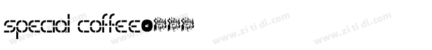 Special Coffee字体转换